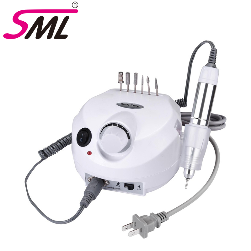 SML Nail supplies professional 35000 RPM nail polisher machine price micromotor electric nail drill for manicure