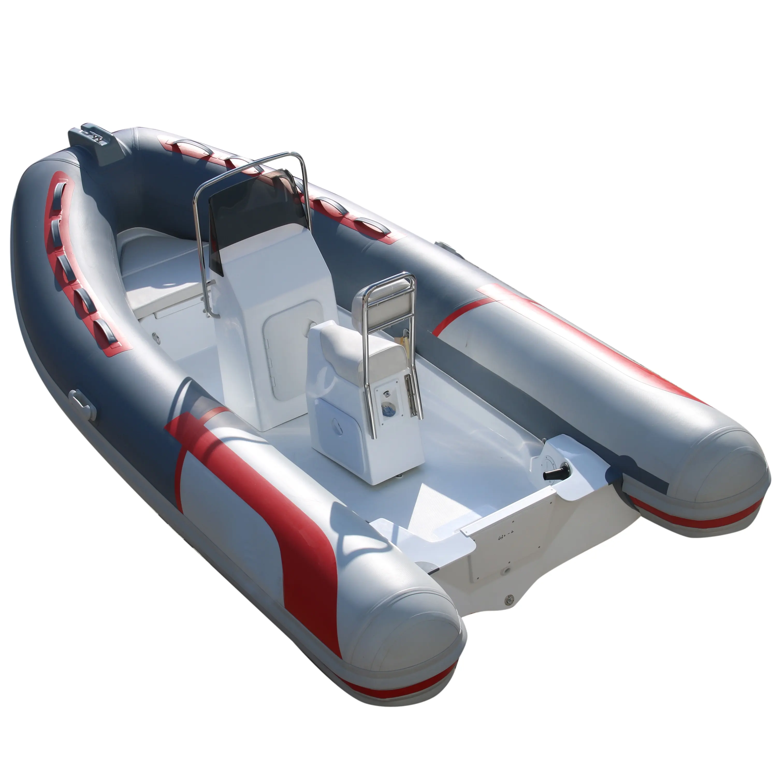 High Speed Inflatable Fishing Boat Race RIB Boat With Fiberglass Hull