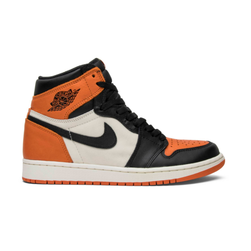 Fashion Aj1 Sneakers White Orange Buckle Broken Air Jordan 1Designer Shoes Men'S Casual Outdoor Basketball Nike Shoes