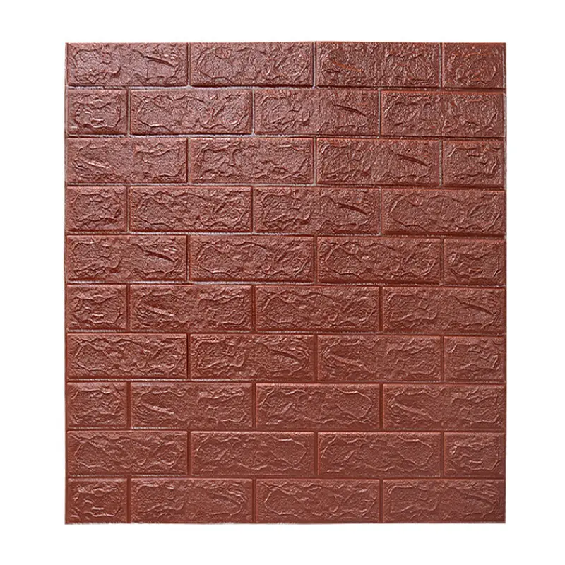 Wholesale Custom Hotel Room Sound-Absorbing 3D Brick Wallpaper Wall Sticker