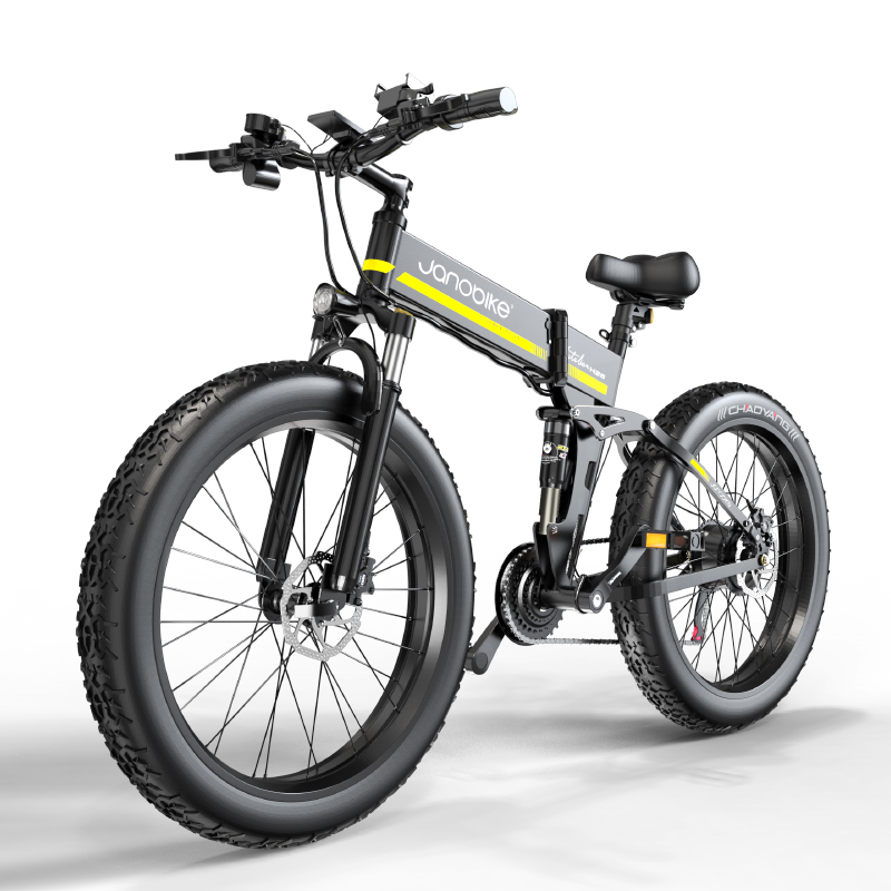 Janobike H26, дисковый тормоз, электрический велосипед, 1000 Вт, мотор, аккумулятор, комплект, цена, E велосипед, толстая шина, дорога, Европейский склад