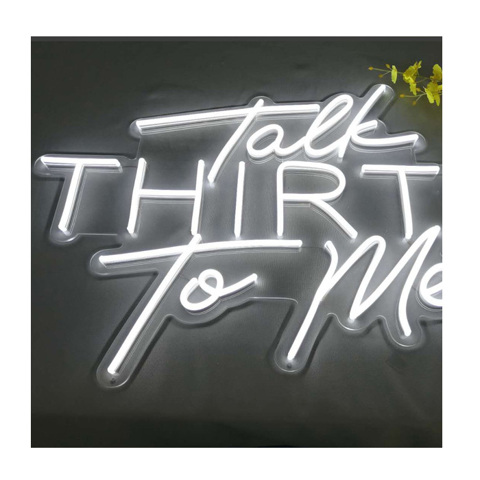 Outdoor Indoor LED Neon Sign Milky Tea Coffee Shop Logo Acrylic Channel Letter for Advertising Signboard