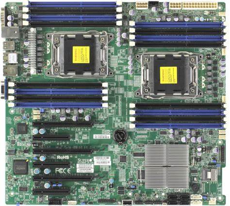 Оригинальная б/у Серверная плата Supermicro, H11DSi, Dual AMD, EPYC 7001, 7002, дешевая цена