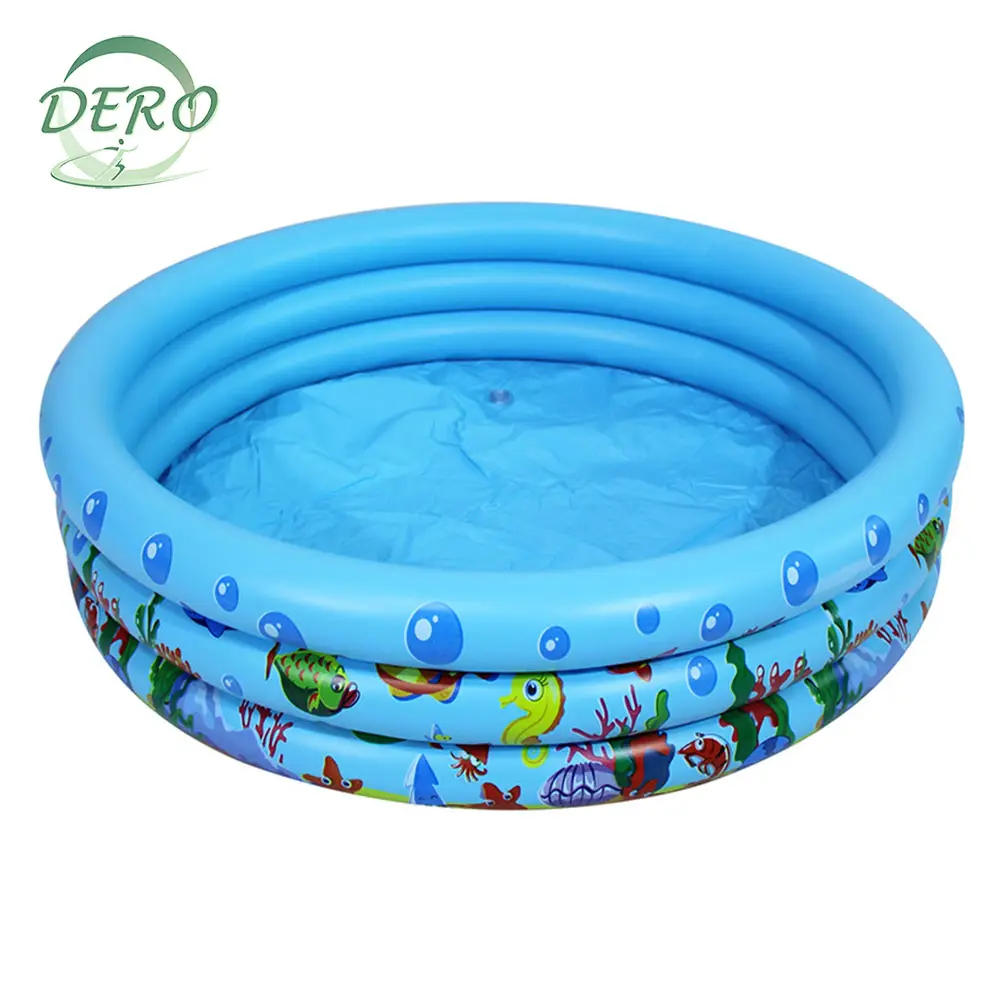 Family Inflatable 3 Rings Water Swimming Paddling Pool Inflatable Water Pool for Adults Kids and Baby