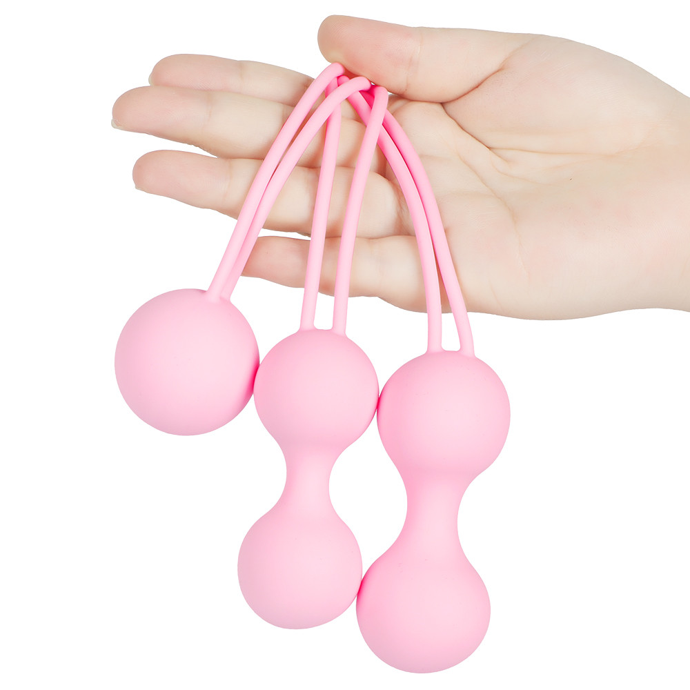 Soft Silicone Vaginal Ball Anal Plug Kegel Ben Wa Duo Balls Adult Sex Toys For Women Tighten Vaginal Muscle Exercise
