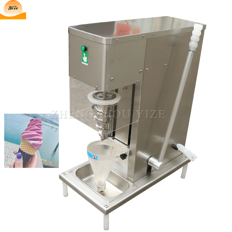 Industrial Hand heavy duty swirl drill ice cream blender milkshake fruit soft roll ice cream mixer maker machine