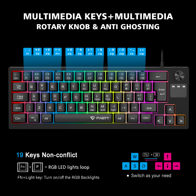 Оптовая продажа, беспроводная Механическая игровая мини-клавиатура Rgb, Пользовательский переключатель клавиатуры для ноутбука, ipad, Игровая клавиатура
