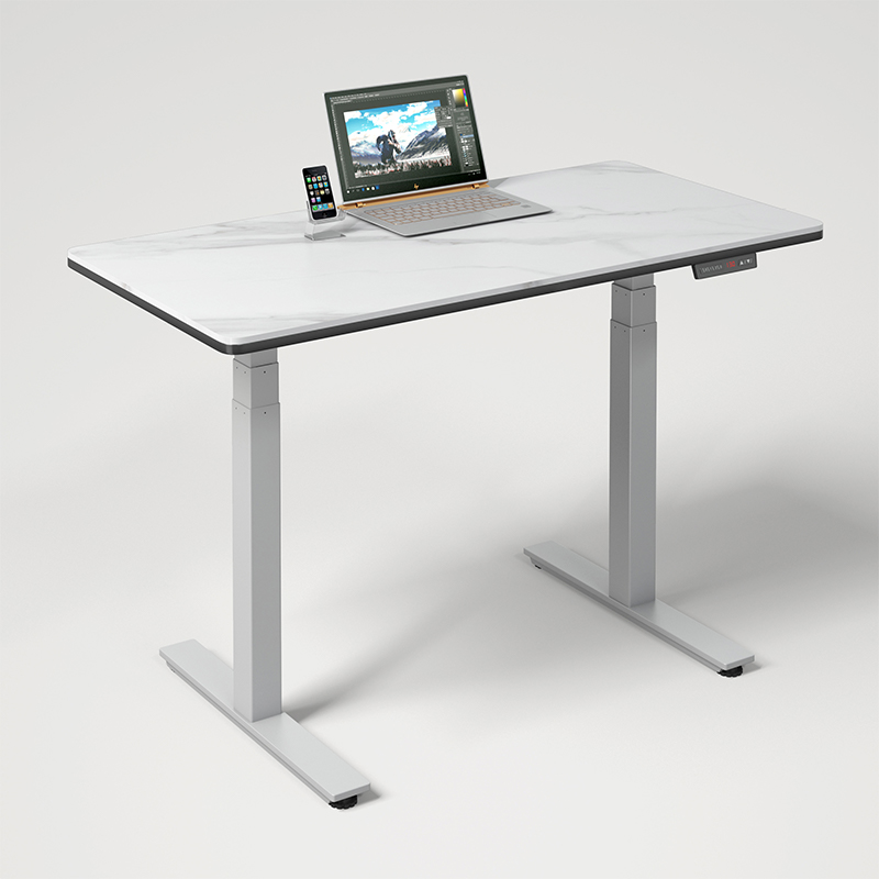 Домашний офис Ergonimic Электронный ПК столы регулируемая высота двойной двигатель Исполнительный стоящий стол компьютерная игровая стойка стол