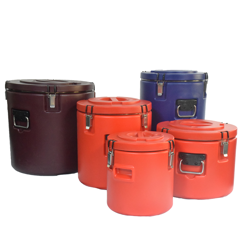 10-50L Stainless Steel Inner Insulated Soup Food Storage Container Bucket Thermal Dink Barrel