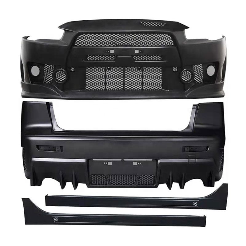 Непосредственный автомобильный бампер для Mitsubishi Lancer 2009-2015 Upgrade FQ Style, передний бампер, задний бампер, боковая юбка, другие аксессуары