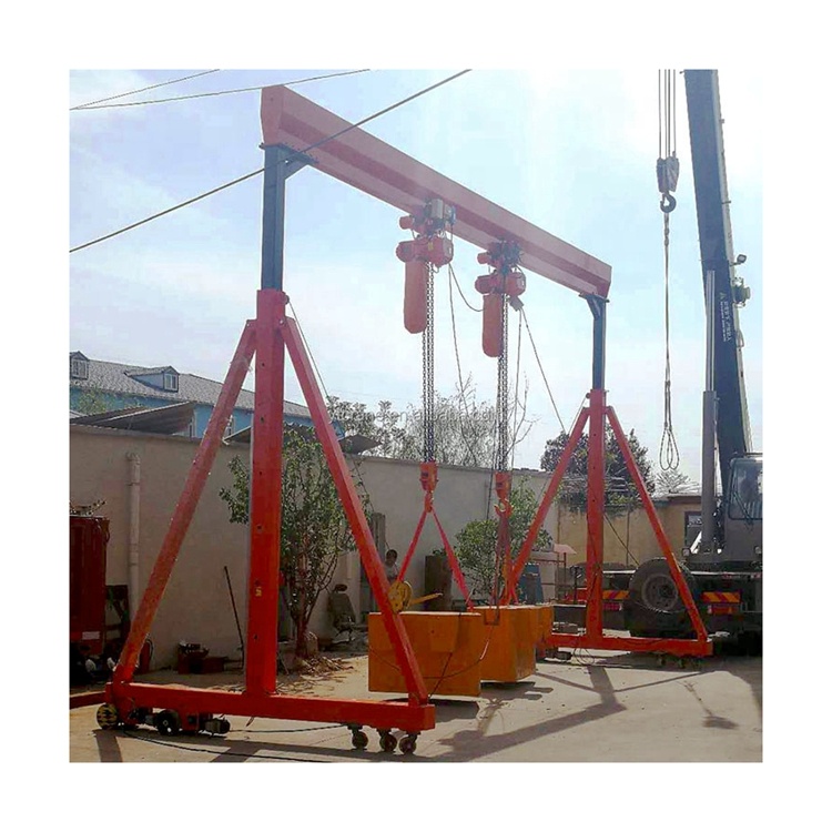Concrete Lifting Gantry Track Piece 10t Portabl Gantry Crane