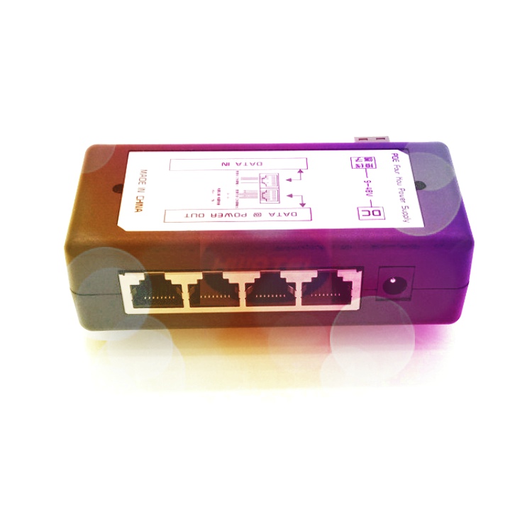 HWATEL оригинальный инжектор с 4 портами питания через Ethernet poe 48 В для POE для пассивной камеры POE wifi AP