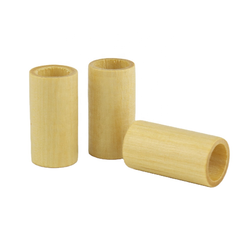 OEM Custom dry herb disposable mini wooden cigar tips cigarette filter smoking tips