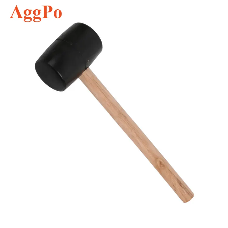 Wood Handle Rubber Mallet Hammer Use for Home Kitchen Bathroom Tile Floor Install