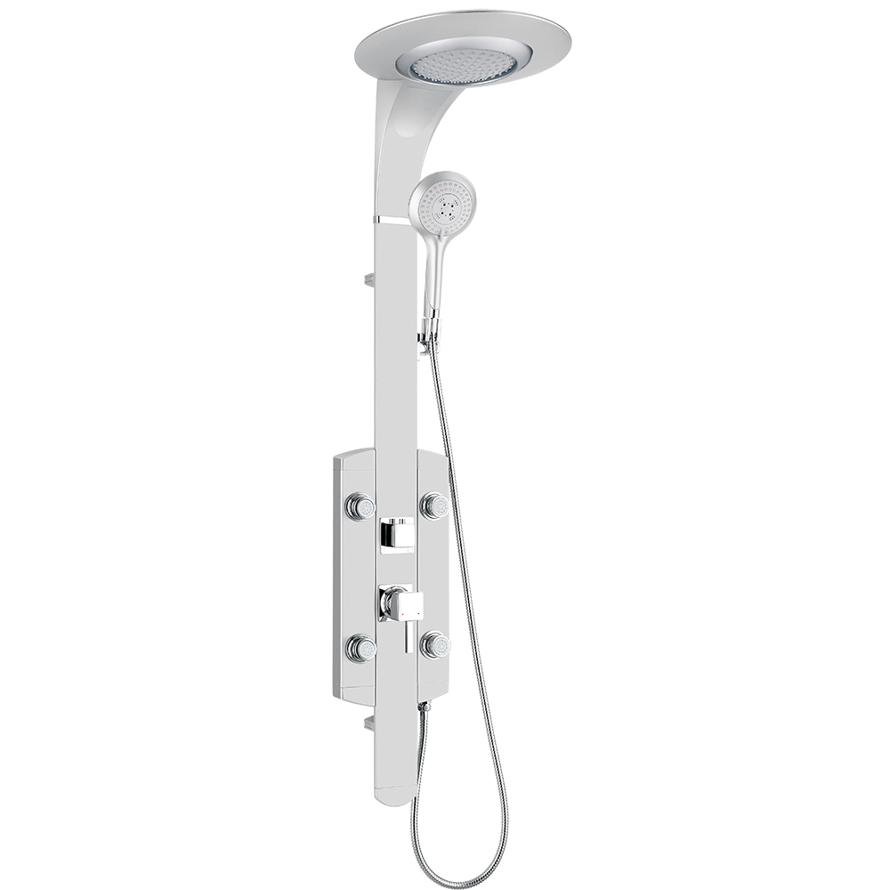 Perfect design multi function adjustable high quality shower panel with massage jets