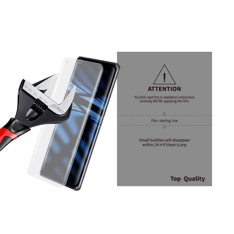Direct Manufacture Self-healing Screen Protector Full Coverage HD Hydrogel Film TPU Screen Protector for Mobile Phone
