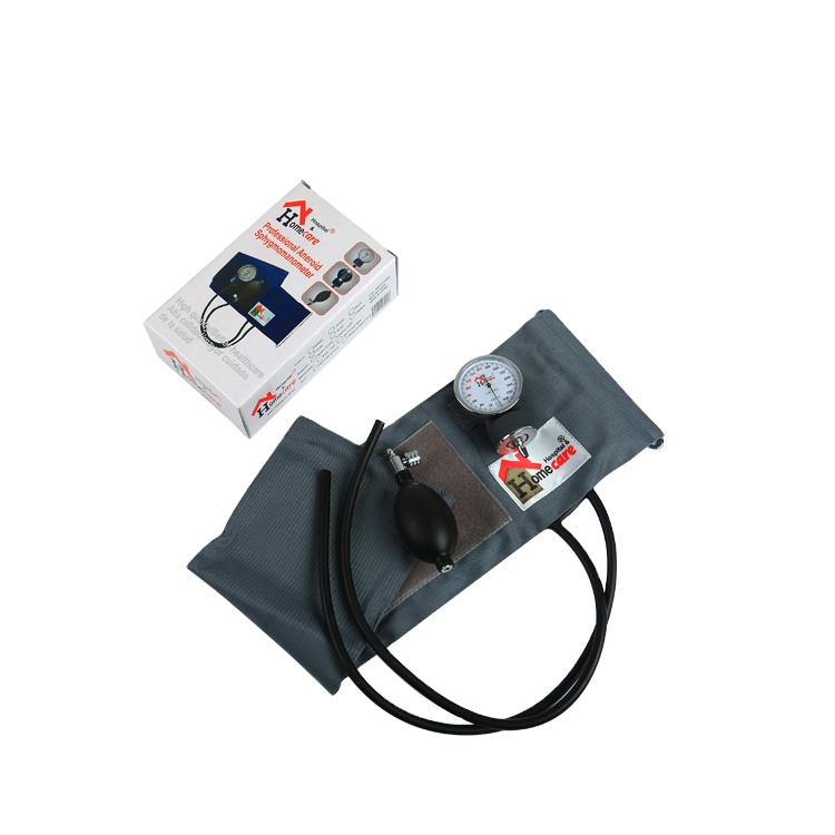 High Quality Grey Euro-type Sphygmomanometer CE ISO13485 Approved Hospital Standard Aneroid Sphygmomanometer