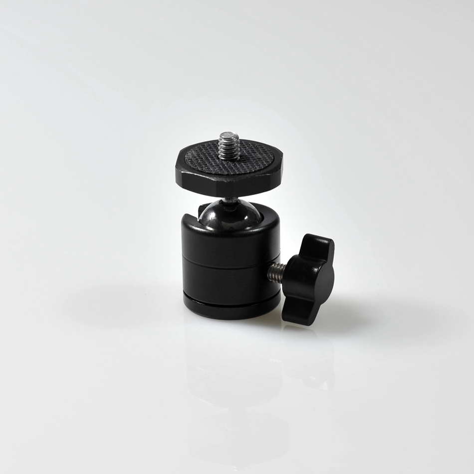 Черный 360 градусов Мини штатив шаровая Головка 1/4 "винт крепление Стенд DSLR DV камера аксессуары