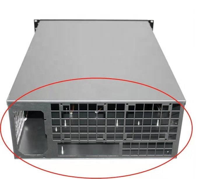 Горячая 4U 6GPU стеллаж для выставки товаров чехол для iPhone X/iphone шасси EKI-M4W2