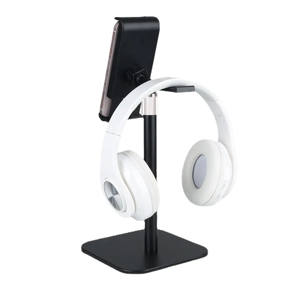 Desktop office home height angle adjustable tablet smartphone rotating holder support for Headphone