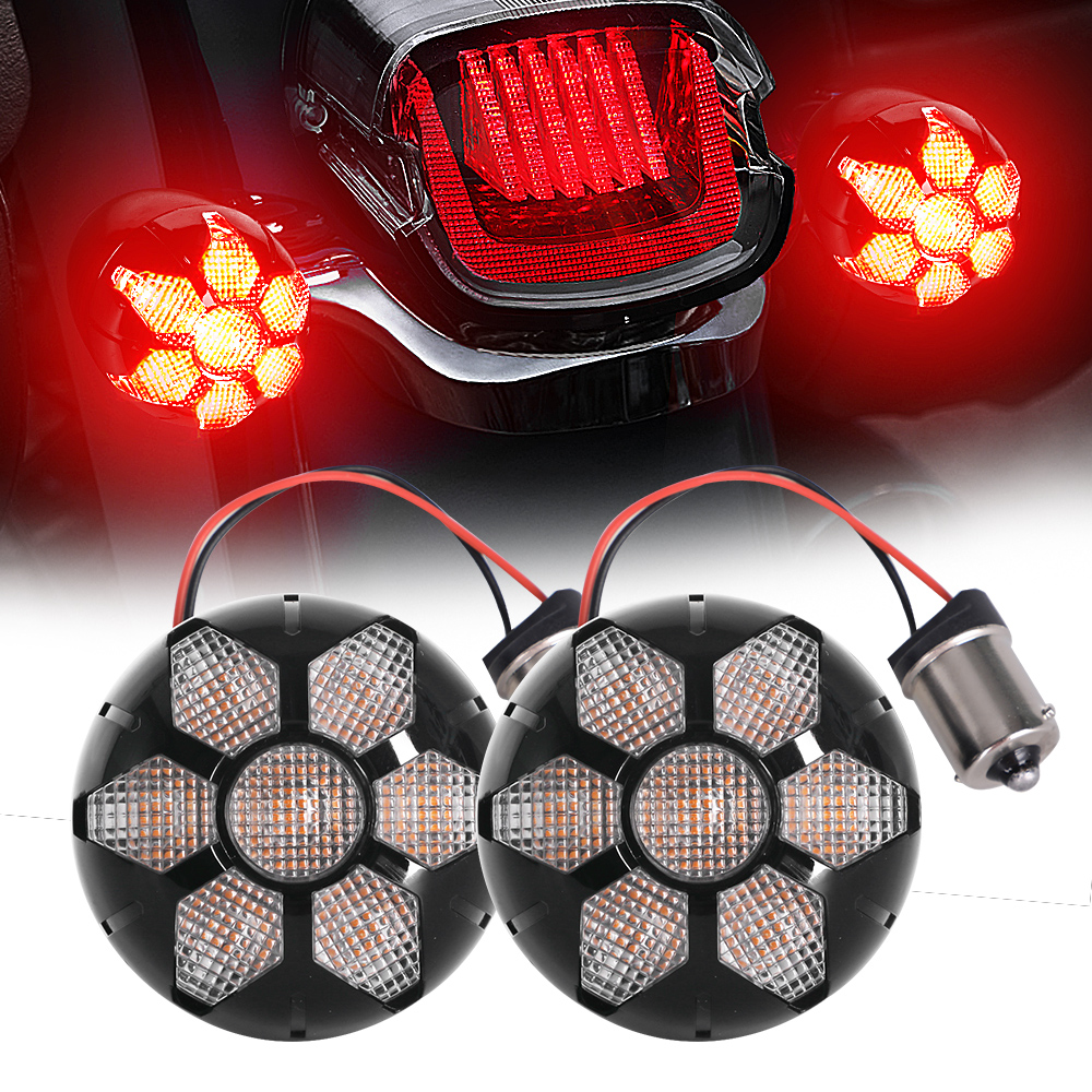 Factory Price Turn Signal Meteor Design Halley'S Comet Motorcycle Turn Signals Built In Emc Turn Signal Lights For Motorcycles