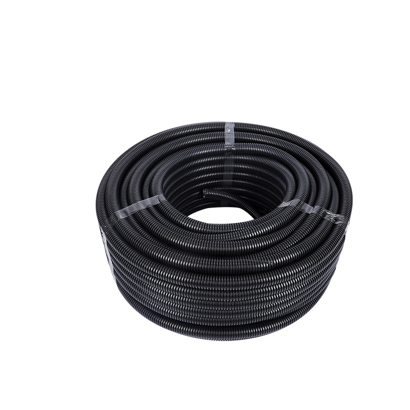 PVC Plastic Corrugated Pipe Black 16 20 32 40 50 Electrical Wire Bushings Protection Soft Flame Retardant Plastic Pipe