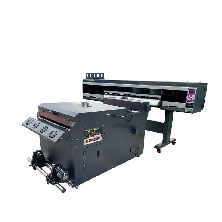Bosim 60CM Fluorescent color DTF printer with 4*Epson i3200 printheads textile heat press 24inch pet film printing machine