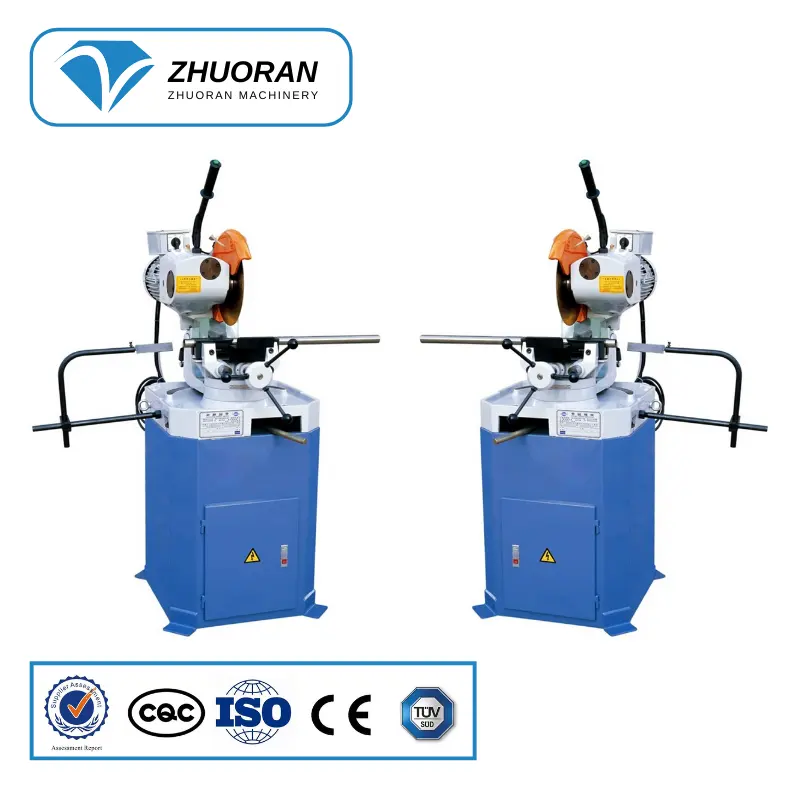 Semi-automatic stainless steel titanium electric pvc cnc manual operation automatic saw blade tube cutter pipe cutting machine