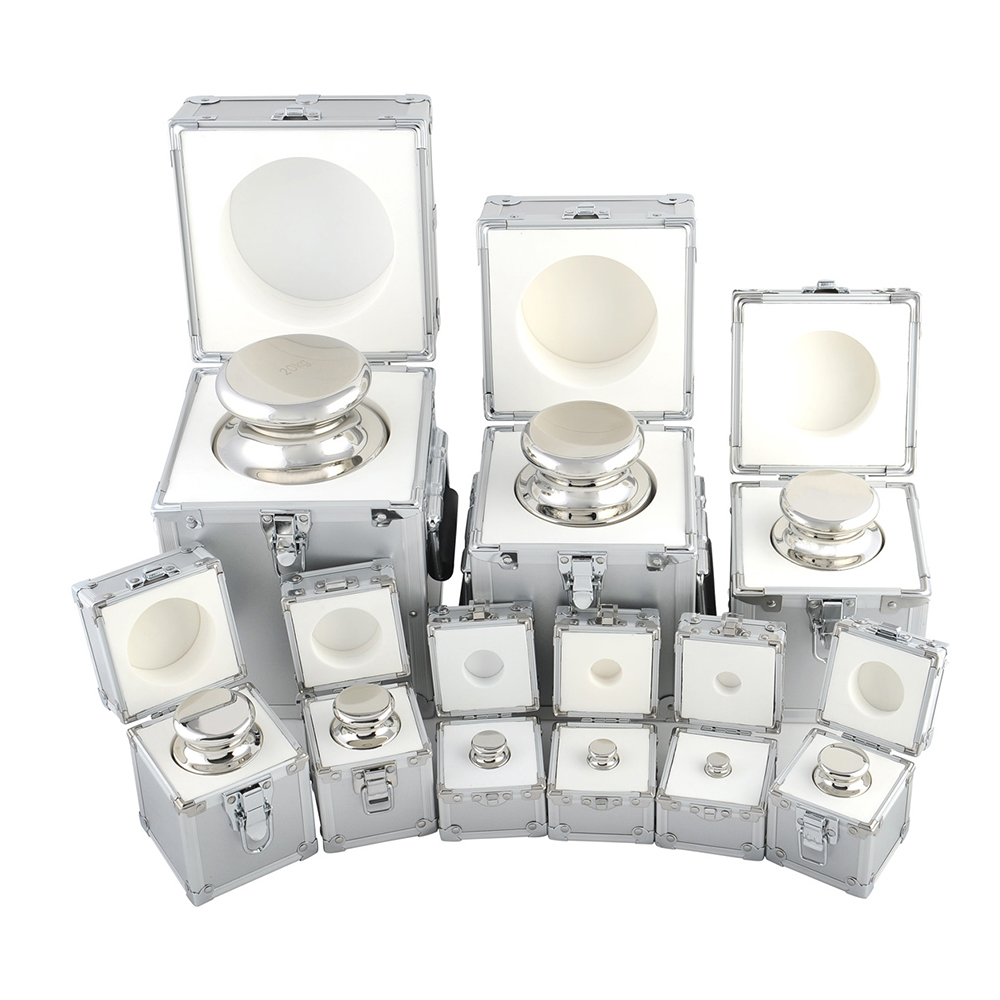 1g 2g 5g 10g 20g 50g 500g 5kg 10kg 20kg E1 E2 Test Calibration Weights