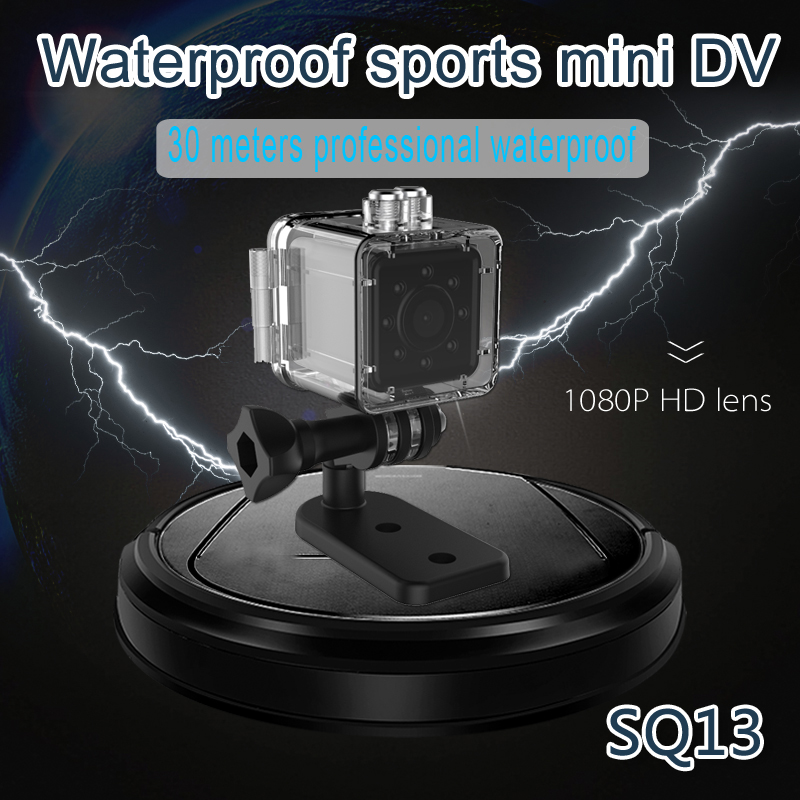 SQ13 Camera Outdoor Sports Aerial Waterproof WIFI Infrared Night Vision 1080pDV Camera mini camera wifi