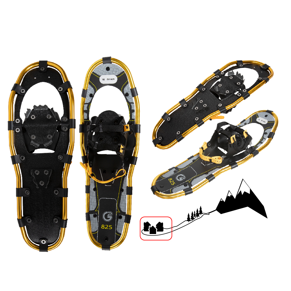 XTAP Brand new high quality CE BSCI Alu Frame HDPE deck 1-puling binding Snowshoes Ski Supplier