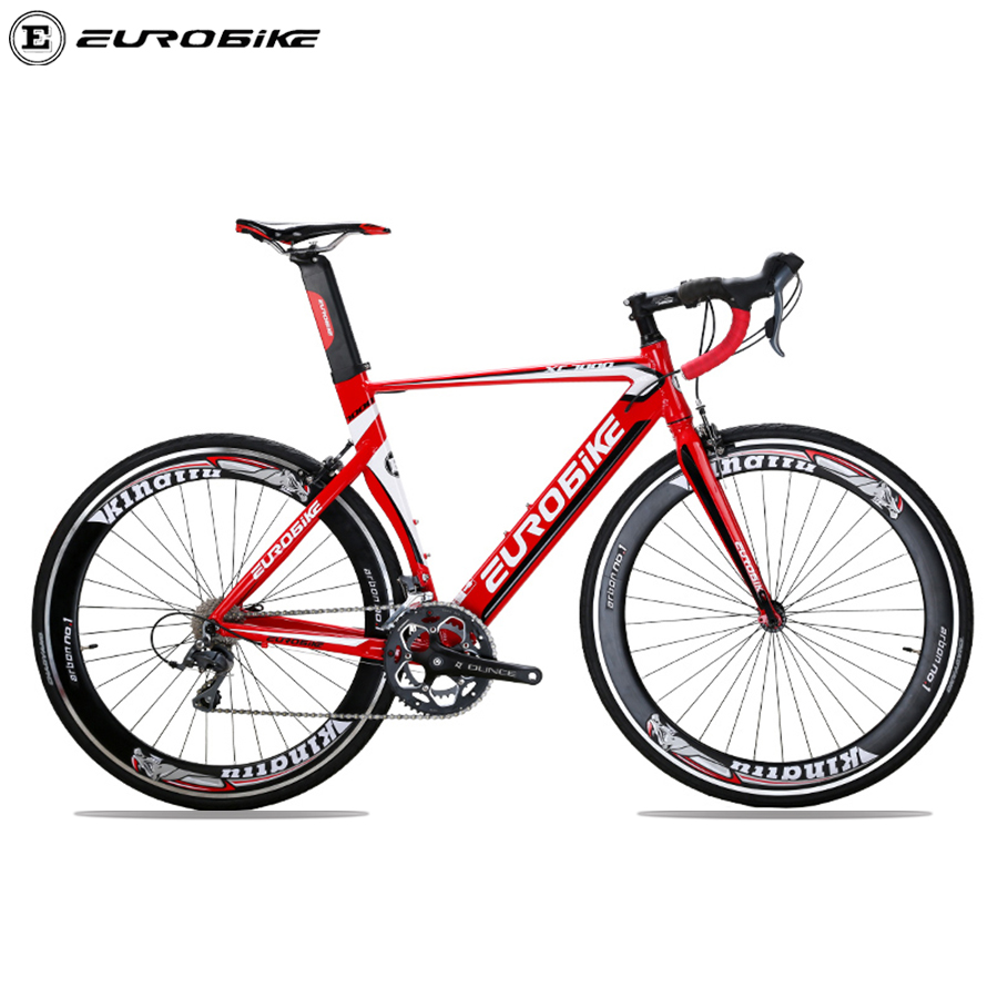 EUROBIKE XC7000 дорожный велосипед 700C 16 скоростной велосипед легкий алюминиевый сплав рама для велосипеда Ши mano Claris R2000 50 см 54 см