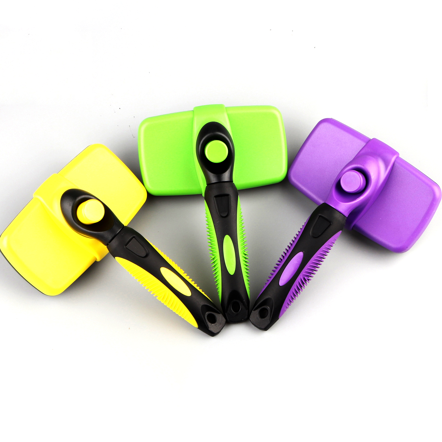 Hair Brush for Dogs Grooming Pet Brush Push Type Telescopic Needle Comb Automatic Hair Brush Remover Dog Cat Comb