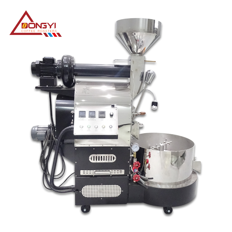 DONGYI 1kg 1.5kg 3kg LPG LNG commercial coffee roaster/coffee roasting machine for green coffee bean roasters