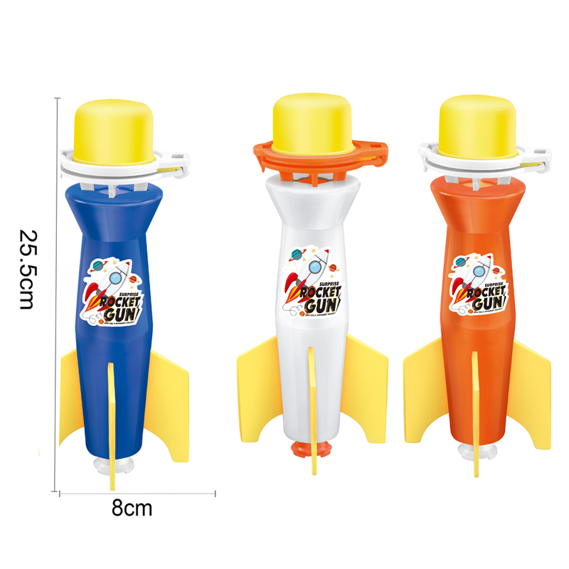 Flash High Altitude Throwing Paper Air Pressure Gun Collision Sound Rocket Launcher