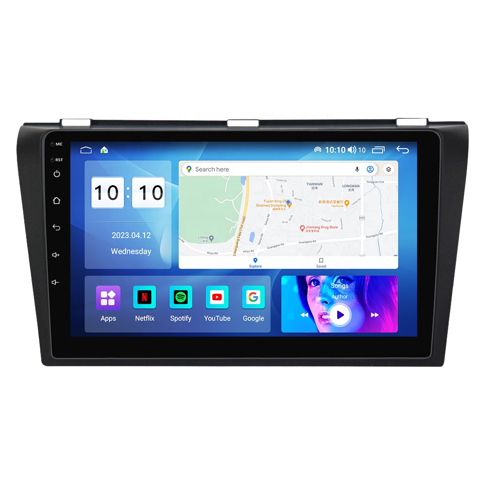 MEKEDE Android 11 8coe 4G SIM IPS DSP 2din автомобильное радио для Mazda 3 2004-2009 Автомобильный экран 360 камера AM FM Автомобильное видео