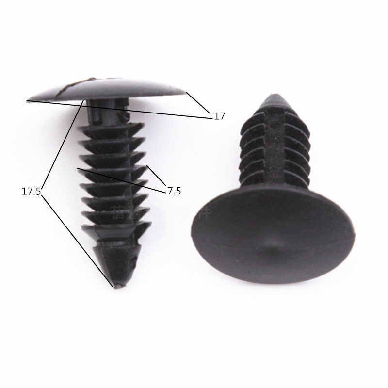 Universal 7.5mm Interior Trunk Panel Trim Clip Shield Retainer Fastener Rivet Car Accessories