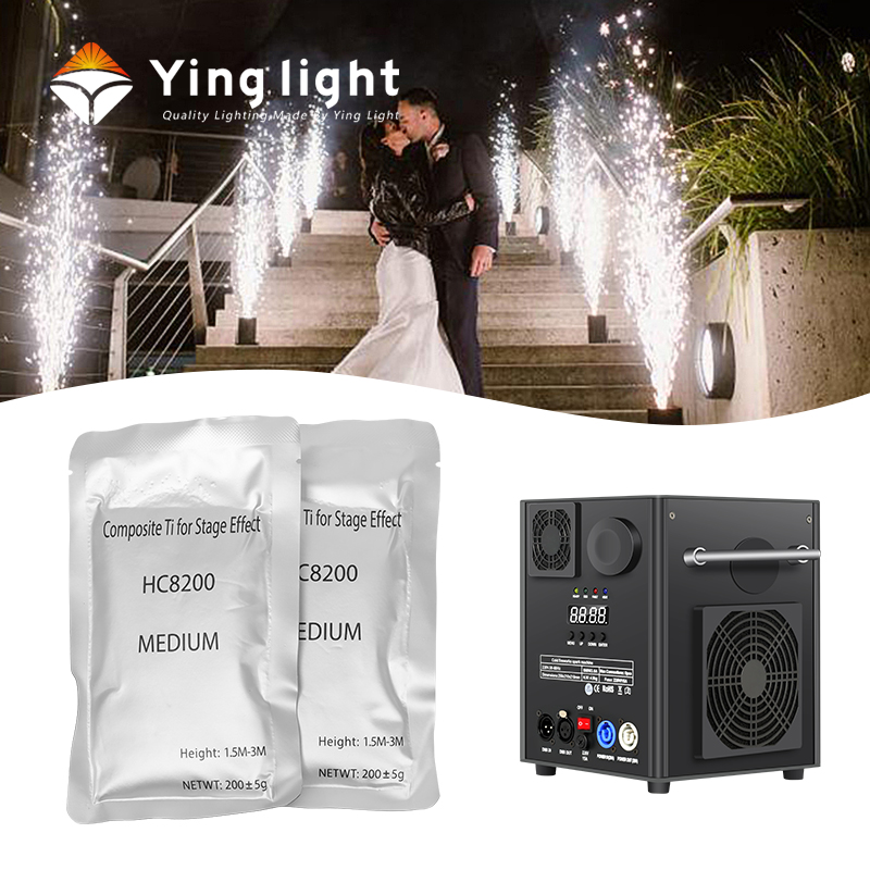 200g Cold Spark Machine Ti Powder Indoor and Outdoor Cold Spark Composite Titanium Powder