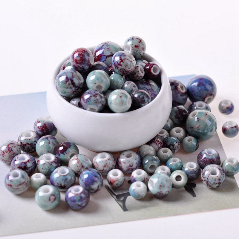 6-18mm Ceramic Beads DIY/Handmade Multi Color ceramic Bead For Jewelry Making Accessories