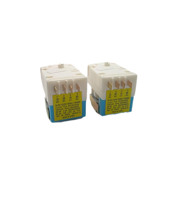 fridge refrigerator parts defrost timer TD-20C 4 pins 6h40m 5m50s