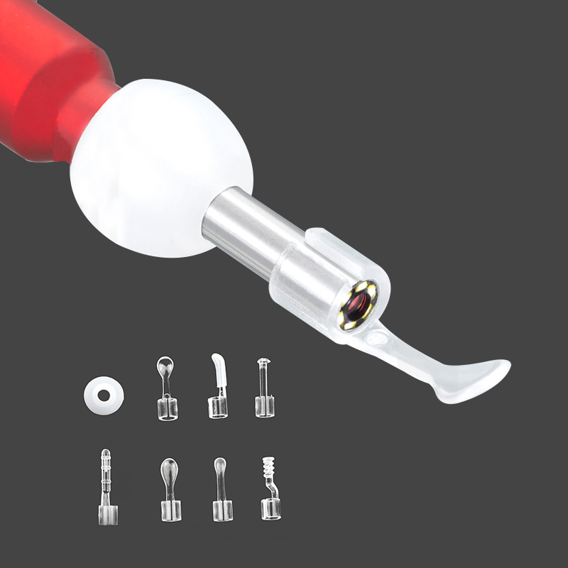 Металлический усилитель для лица с ушной кожей, Wi-Fi P2P камера, Otoscope микроскоп, ручка, камера, обзор в реальном времени на мобильном телефоне