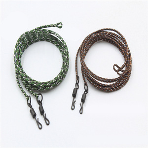 80cm 2 Colors Braided Leadcore Carp Fishing Leader Line Fishing Rigs