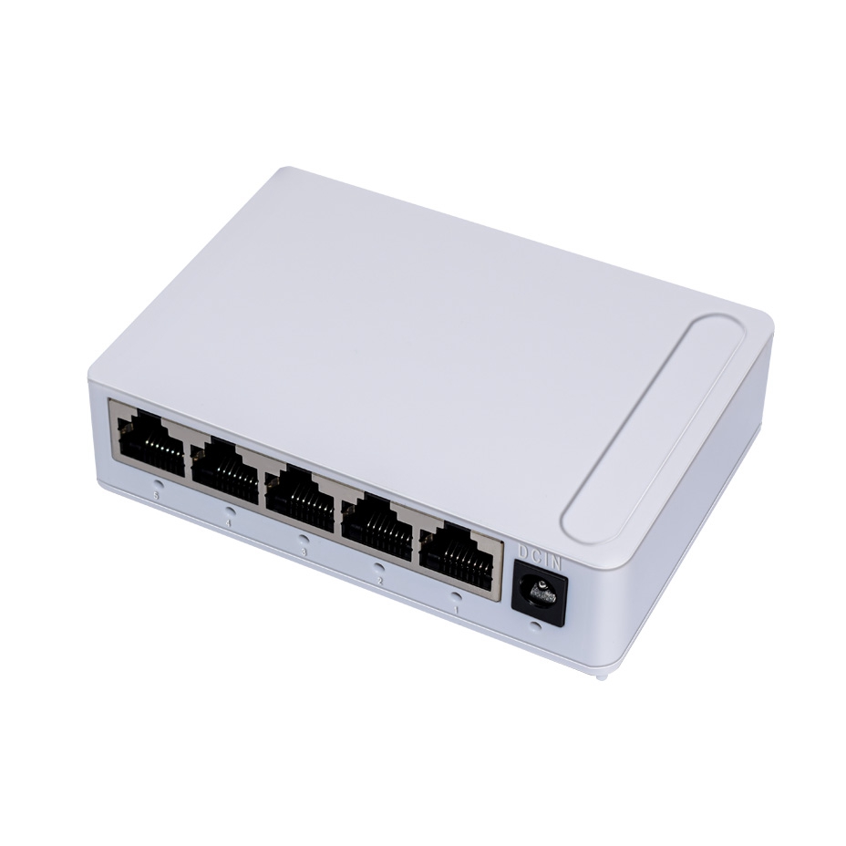 TP Link Mini Design Plastic Case Wall Mounted Unmanaged Ethernet Switch 5VDC Fast 5 Port 10/100Mbps Network Switch