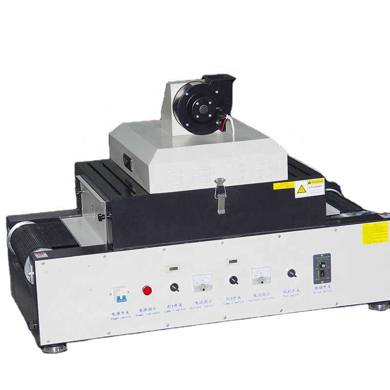 KW300-2 Настольный UV бетонополивочная машина УФ отверждения клея оборудование ультрафиолетового света масла барабан аппарат настройки шоковой 4kw