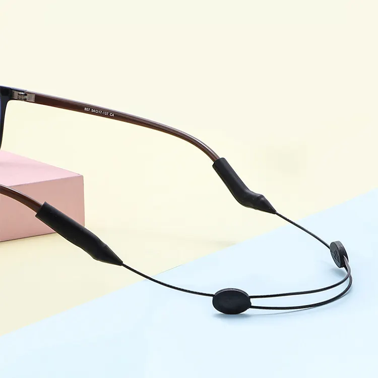 New Elastic Sunglass Glasses Retainer Glasses Holder Rope Sports Kids Anti-slip Adjustable Silicone Glasses Strap