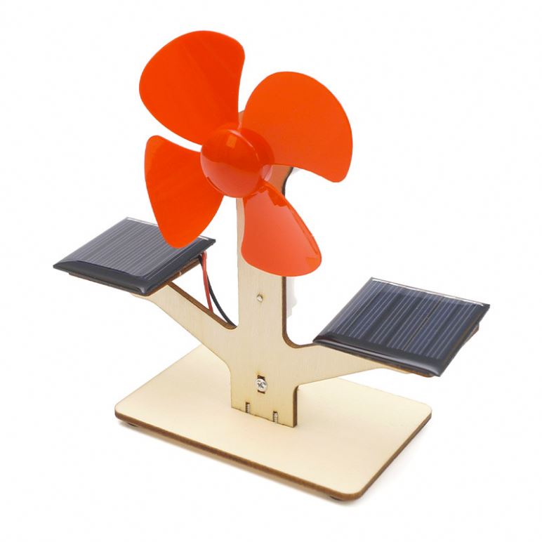 2021 new solar toy educational toy fan school classroom teaching student learning toys solar energy