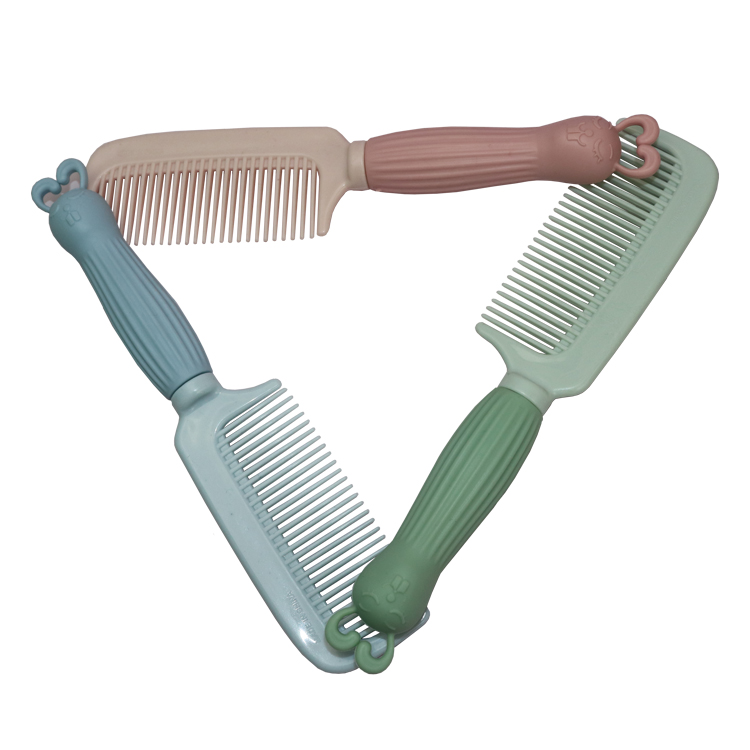 Peine alisador de pelo афро peine lindo празднования дня рождения rosa azul-Верде peines de plastico де под давлением