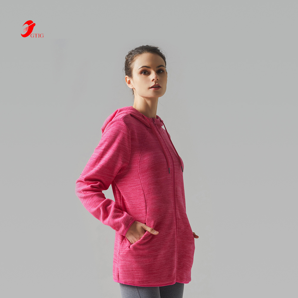 Long-Sleeve Hooded Full-Zip Super-warm Polar Fleece Woman's Jackets