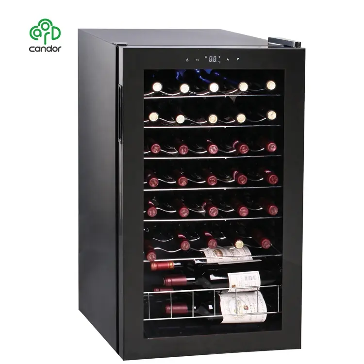 Candor custom quality 35 bottles compressor cooling wine fridge wine cellar home appliance