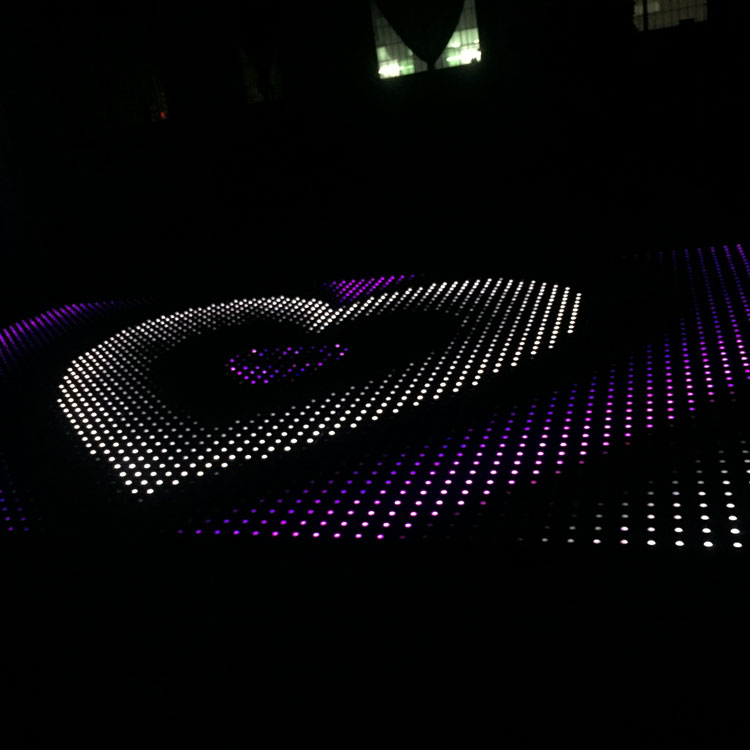 Wedding disco party stage used 8*8 pixel high brightness RGB 3in1 digital led video dance floor